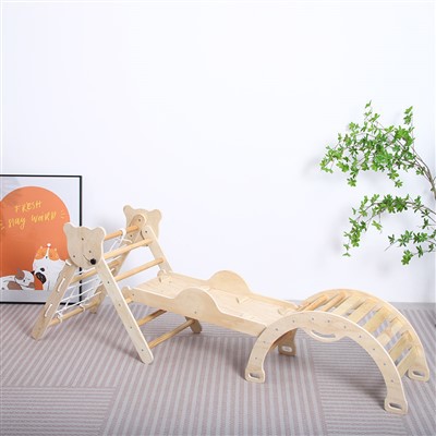 Ξύλινο σετ αναρρίχησης τριγώνου